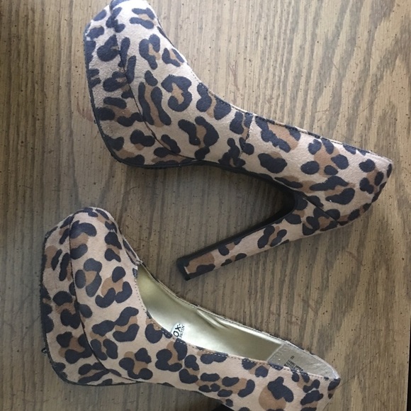 Leopard Print Platform Mossimo Target Heels - Picture 7 of 7